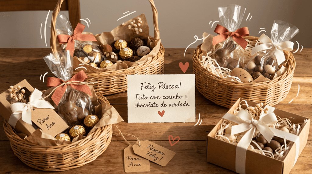 Páscoa em família ovos de páscoa lindos e deliciosos