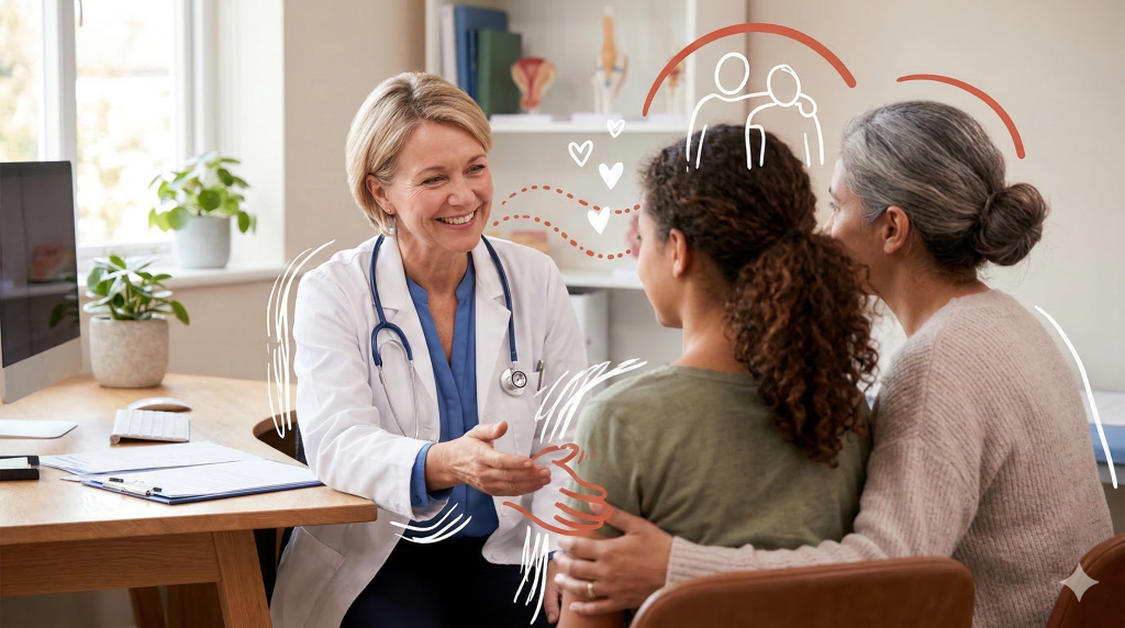 primeira consulta ao ginecologista médica acolhedora