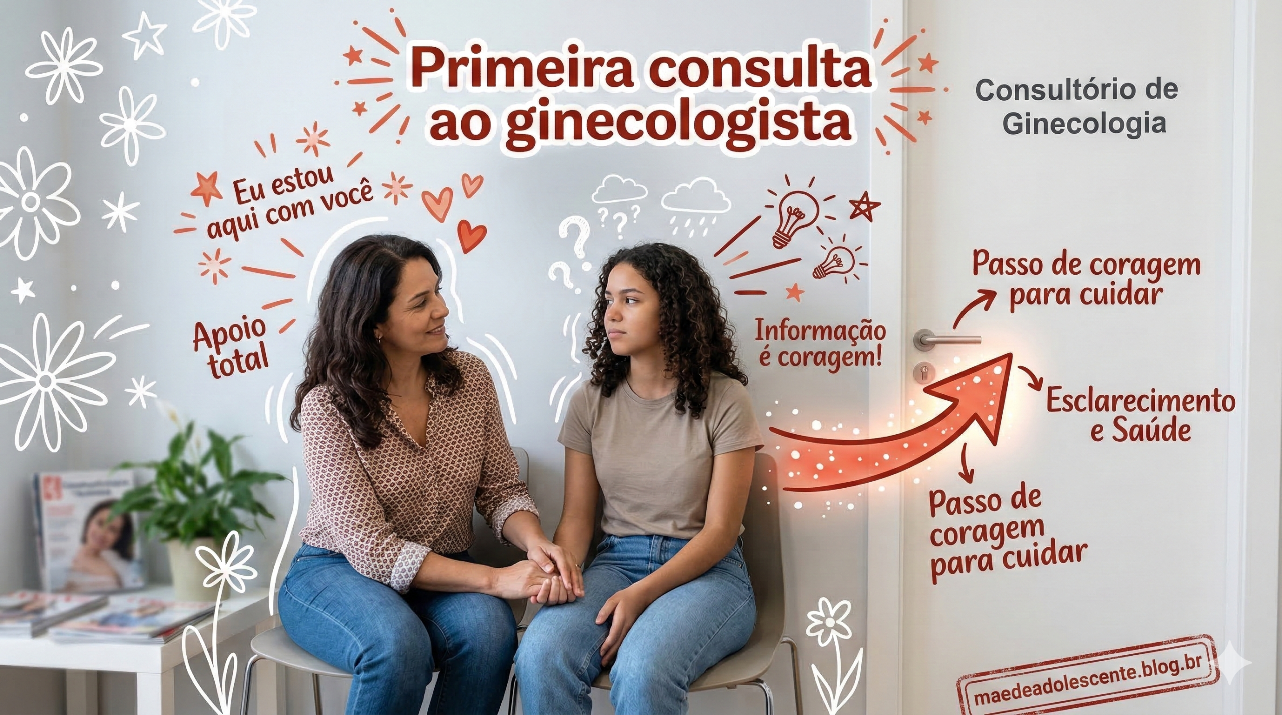 Primeira consulta ao ginecologista. O que esperar. Como me comportar. Adolescente pode ir sozinha?