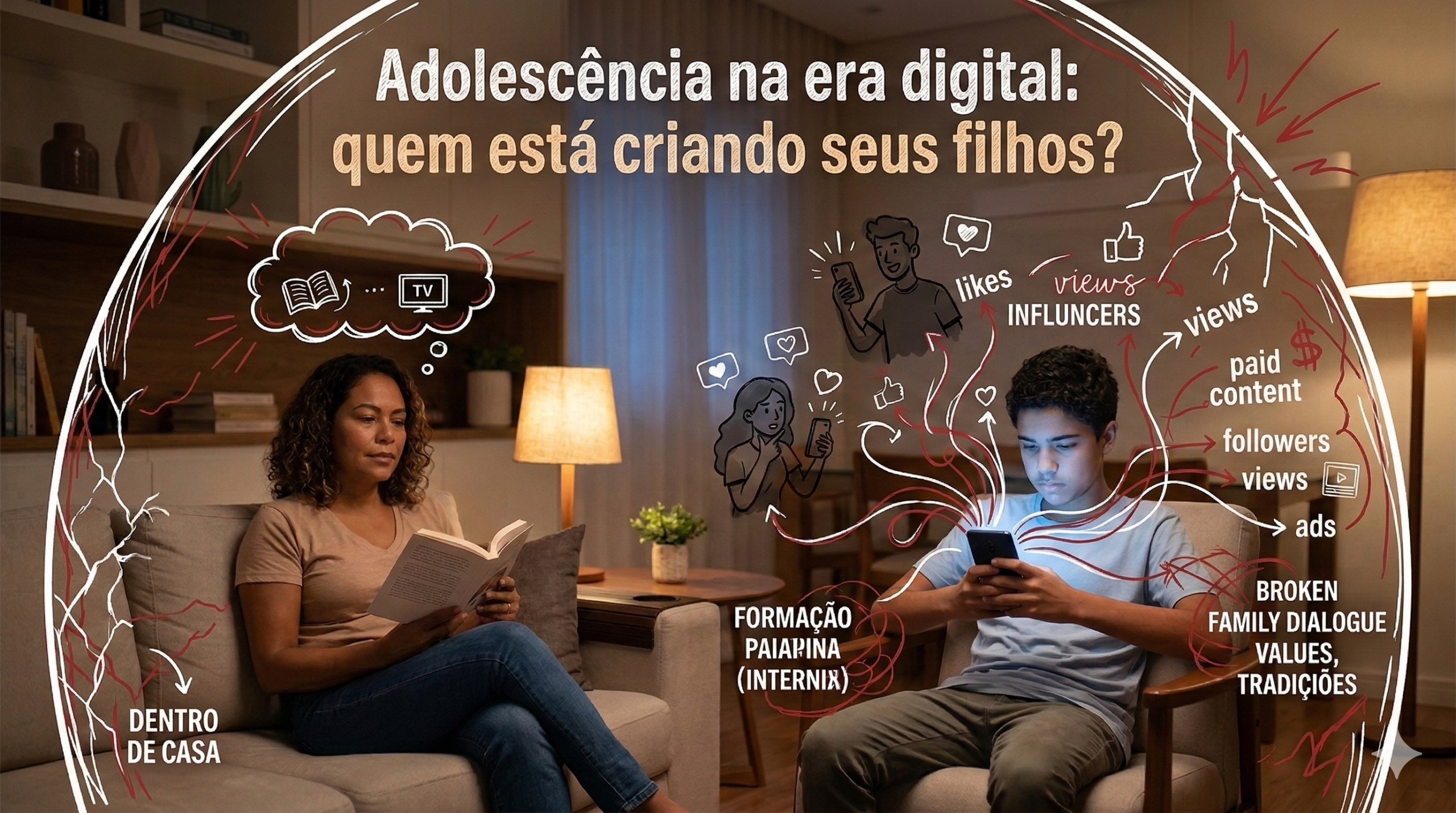 Adolescência na era digital: quem está criando seus filhos?