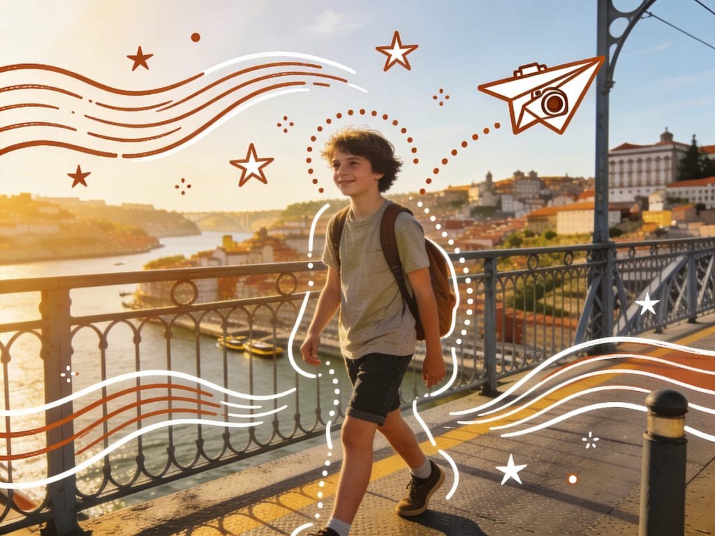 passeios para adolescentes no porto 1. Travessia a pé da Ponte Dom Luís I (tabuleiro superior)