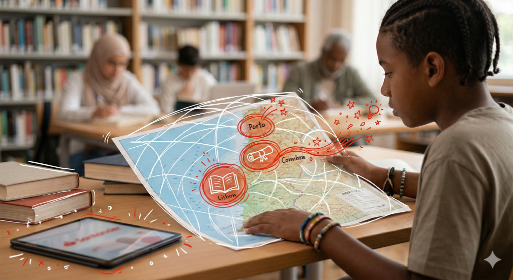 Bolsas Santander Open Academy 2026: guia para famílias - Escola, Futuro & Intercâmbio Bolsas Santander Academy Portugal