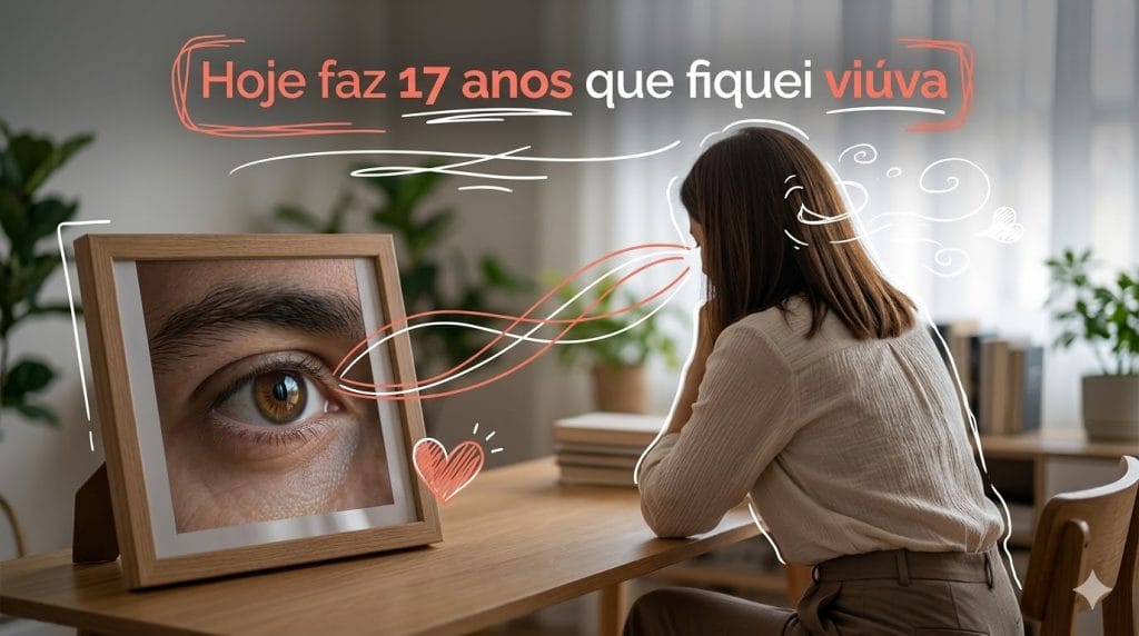 Hoje faz 17 anos que fiquei viúva: como estou agora - Thatu Nunes hoje faz 17 anos que fiquei viúva