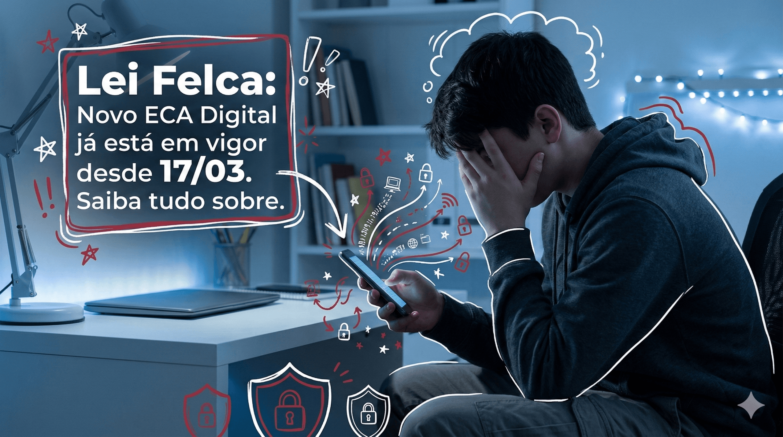 Lei Felca ECA Digital proteção para crianças e adolescentes em vigor março 2026