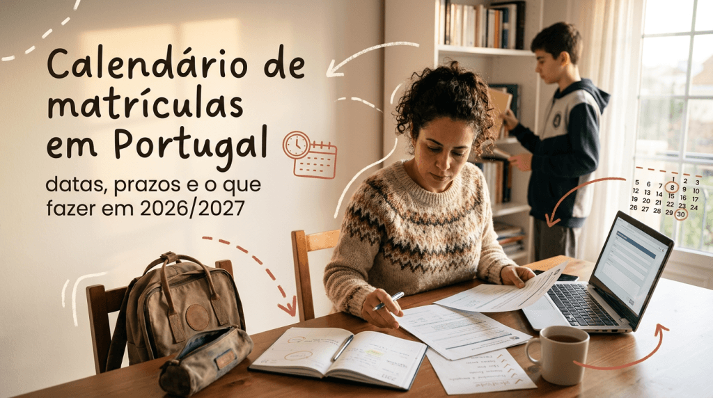 Calendário de matrículas em Portugal: datas, prazos e o que fazer em 2026/2027
