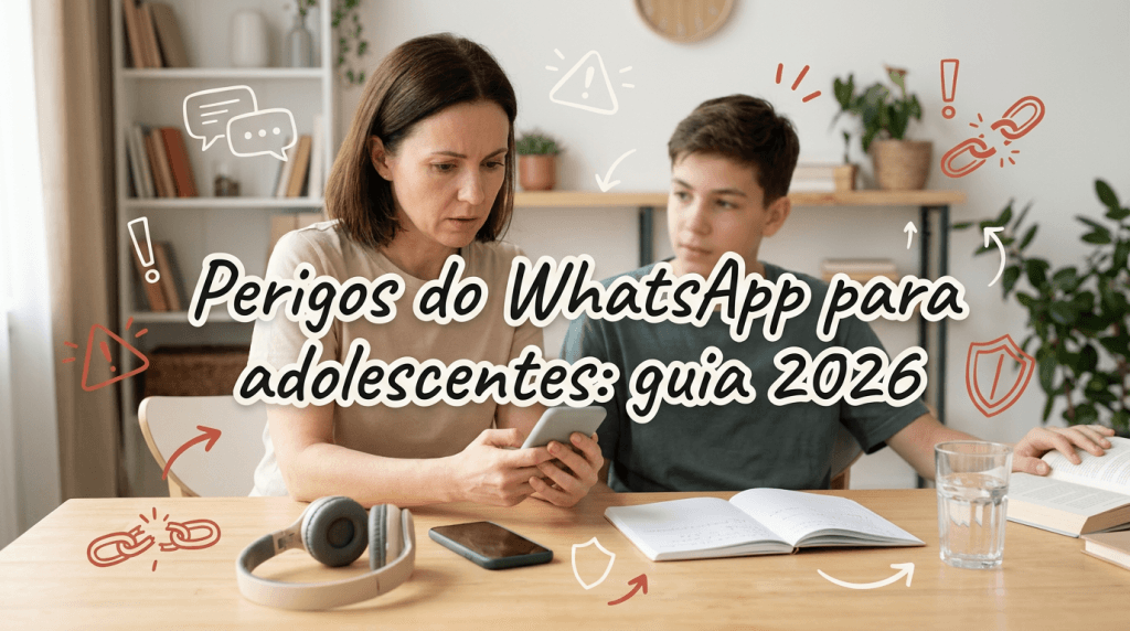 Perigos do WhatsApp para adolescentes: guia 2026